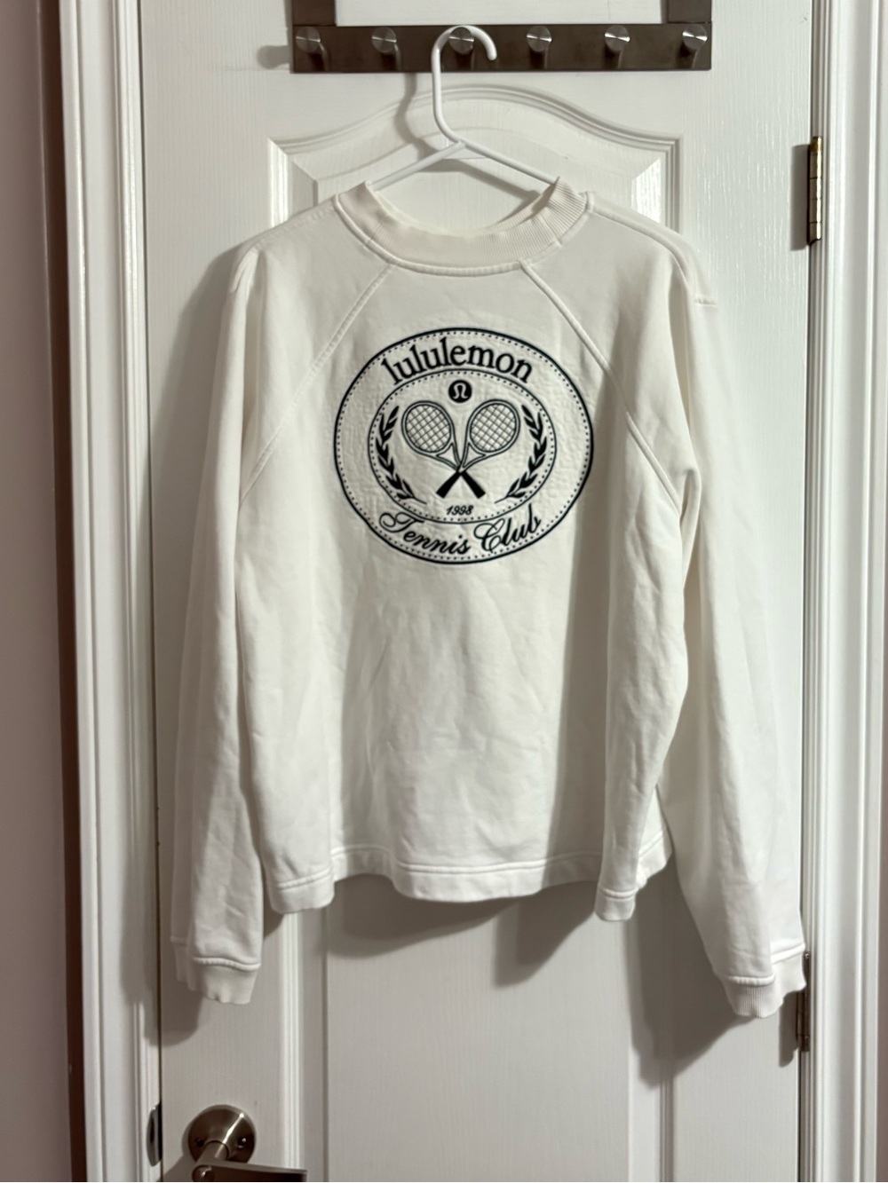 EUC Lululemon Cotton French Terry Crewneck Pullover *Tennis Club